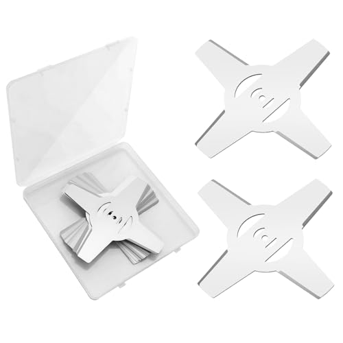 Lounsweer 10 Pcs 6 Inch Metal Grass Trimmer Blade Heads Replacement Set 5mm