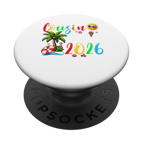 Cousin Crew 2026 Family Group Costume Summer Vacation Beach PopSockets Adhesive PopGrip