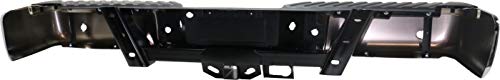 Evan Fischer Step Bumper for Ford F-150 2009-2014 Fleetside/Styleside w/Pads Chrome Steel For Models With Rear Object Sensor Holes With Upgrade Towing Package Replaces # 9L3Z17906B-PFM, FO1103170