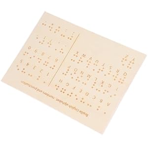 Showeroro Braille-Lerntafel Modell 0174 Holz