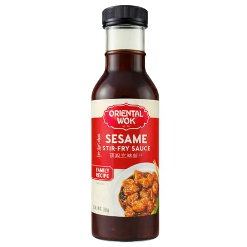 Oriental Wok Gourmet Sesame Stir-Fry Sauce, Blend of Sweetness and