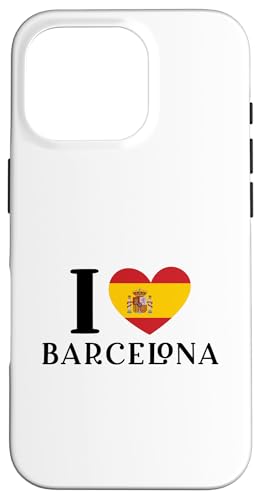 I Love Barcelona Spain Heart �X�y�C������ �X�}�z�P�[�X iPhone 16 Pro �p