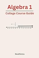 Algebra 1 Pocket Guide: Reference Guide to Algebra 1 (Course Summaries) B0BZCBVJND Book Cover