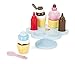 Small Foot- Etagere Coni Gelato con glassa e tubetti di Crema. per Bambini a Partire da 2 Anni, Tutti i Materiali Sono Realizzati in Legno massello. Giocattoli, Multicolore, 11110