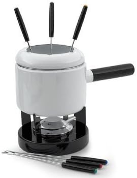 roshco Color Blanco carne Fondue Pot 2qt.