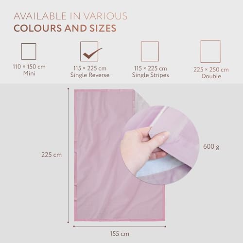 Manta de verano transpirable RELAXOUND Breezyblanket con efecto AirFlair de 3 capas 7