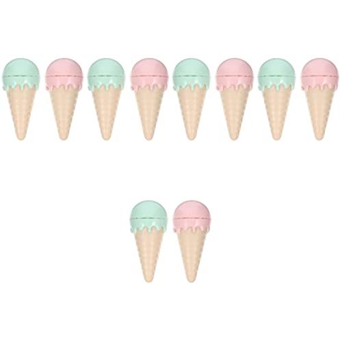 POPETPOP 10 Piezas Giratorias para Interiores Resistentes Las Mordeduras En Forma De Roer Gatito Cumpleaños Cono Adorable Masticar Modelado Portátil Crema Morder Bolas Aire