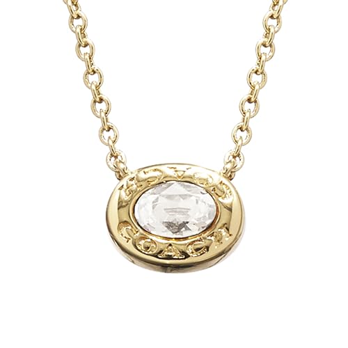 Coach Women's Signature Stone Pendant Necklace3