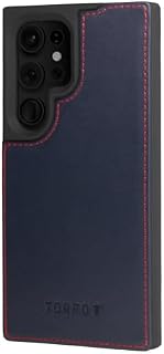 TORRO Etui do Samsung Galaxy S24 Ultra 5G Wysokiej Jakości Skórzane Etui (Granatowy)