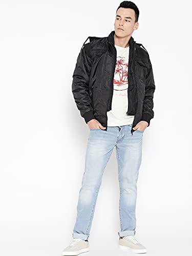 Image of TrapNation Men's Solid Regular Jacket Jerkin Storm