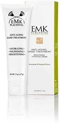EMK Placental High Performance Anti-Aging Hand Cream - Revolutionary Bio-Identical Plant Placenta to Human Placenta - Highest Grade Peptides, Shea Butter by EMK Placental