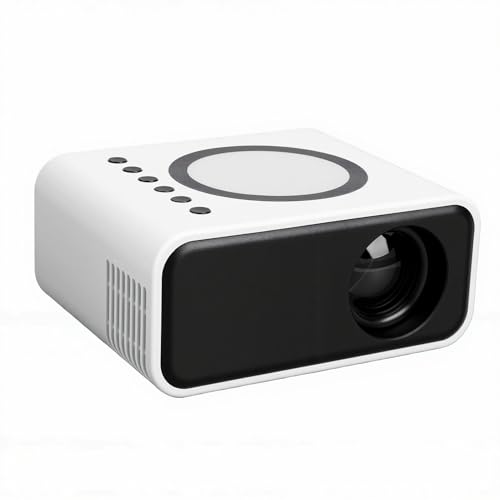 Image of Sanpyl Mini Projector with WiFi 6 and Bluetooth 5.0, 1080P HD Portable Projector Built in Speakers, Compatible with TV Stick Game Console Smartphone, for Home Theater Outdoor Movie (US Plug)