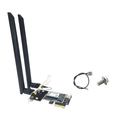 Tarjeta WiFi AC600 PCIE ideal para mejorar el streaming y teletrabajo en tu computadora