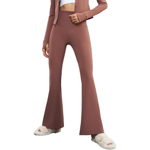 Pantalon de yoga thermique galbant fini le froid avec la coupe bootcut