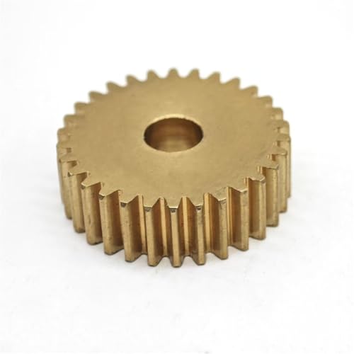 Engrenage droit en laiton module 0.7 de précision pour transmission fluide