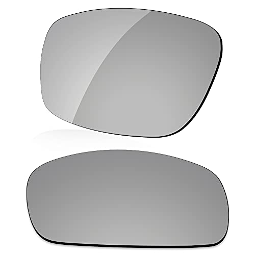 Image of LenzReborn High-impact Polarized Lens Replacement for Oakley Straightlink OO9331 Sunglass - Dark Black+Silver Grey+Fire Red+Ice Blue