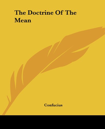 The Doctrine Of The Mean PDF