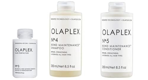 No. 3 Hair Perfector Take Home + No. 4 Bond Maintenance Shampoo + No. 5 Bond Maintenance Conditioner
