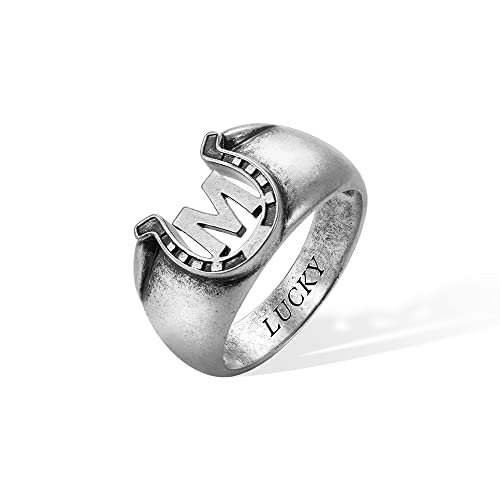 BYFDIY Custom Lucky Horseshoe Rings For Men Brass BYFDIY Custom Lucky Horseshoe Rings For Men Brass