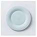 ffshop Talerze restauracyjne 25 cm ceramiczne talerze obiadowe, wielokolorowe talerze w paski ze wzorem na sałatkę, makaron, deser i przystawki, nadaje się do kuchenki mikrofalowej, zmywarki, domowy talerz obiadowy
