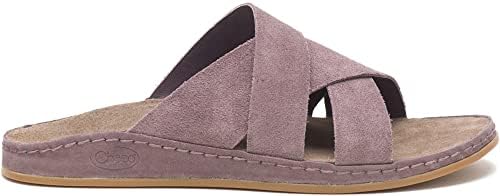 Chaco Women's Wayfarer Slide Sandal, Suede Sparrow, 9 | Image 3