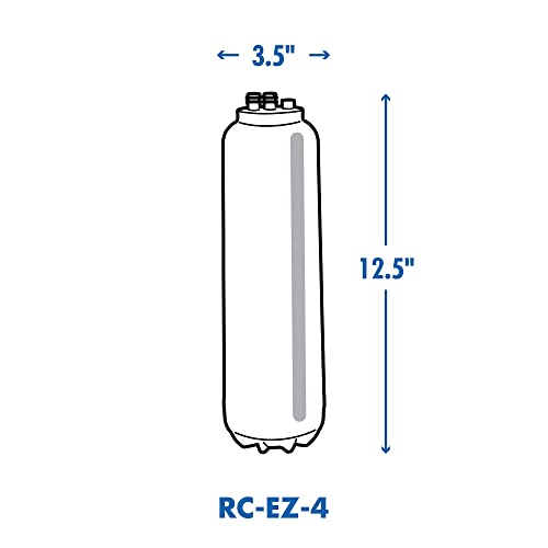 Culligan RC 4 EZ-Change Premium Water Filtration Replacement Cartridge, 500 Gallons, White, 1 Pack