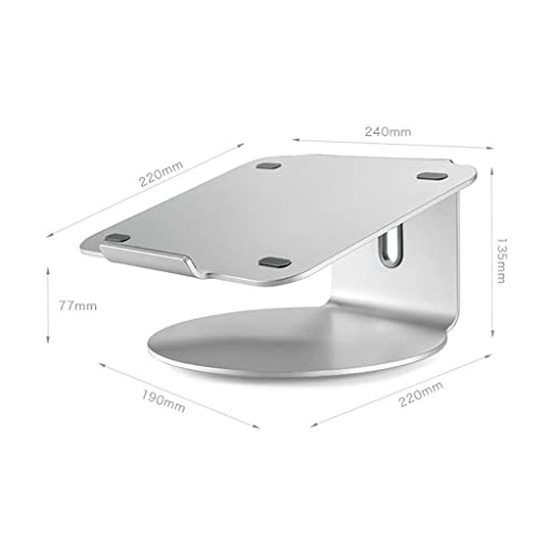 Soporte de aluminio premium para ordenador portátil y base de escritorio universal de diseño 3