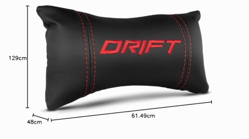 Miniatura 2 de Drift Gaming Dr300br - Silla Gaming Profesional, Polipiel, Reposabrazos 3d, Piston Clase 4, Asiento Basculante, Altura Regulable, Respaldo Reclinable, Cojines Lumbar Y Cervical, Color Negro Rojo