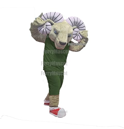 New Deluxe Ram Mascot Costume Birds Party Carnival Costumes With COOL FANS (Extra Large)