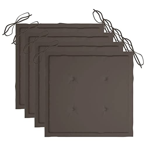 Vidaxl 2X Solid Acacia Wood Patio Chairs With Cushions Lounge Seating Outdoor Garden Patio Balcony Terrace Wooden Dining Dinner Seat #TOP4