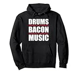 Photo Gallery batteria bacon music felpa con cappuccio Photo Gallery batteria bacon music felpa con cappuccio