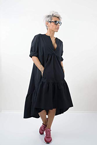 little black cotton dress