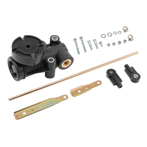 Cabin Air Height Leveling Control Valve Kit, Compatible With Hadley H00600P, Mack 20QE2373, Replaces# F245563, 1/4