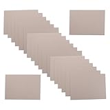 PRETYZOOM Cartón Gris Grueso para Encuadernación 1 MM A4 20 Hojas de Cartón Aglomerado para Manualidades Cartulina Resistente para Proyectos de Arte y Cajas DIY en Oficina Hogar y Aula