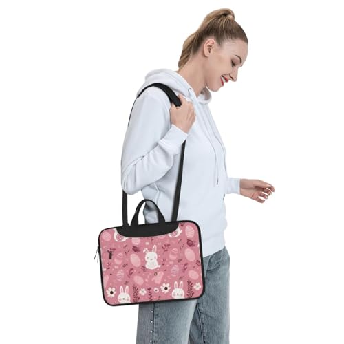Maletín para portátil 15.6 pulg impermeable color rosa miniatura 3