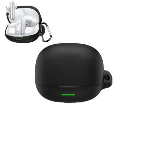 QCY MeloBuds N65 �ی�P�[�X �ϏՌ��\�t�g�J�o�[ �t�b�N�t�� �C���z���P�[�X�p�X�L�� �g���x���X�|�[�c�A�N�Z�T���[ �u���b�N