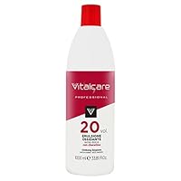 Vitalcare | 20-Volumen-Oxidationsemulsion, besonders sanftes Haaroxidationsmittel mit Keratin, Farbrevitalisierung, kompatibel mit Farbcremes, 1000 ml