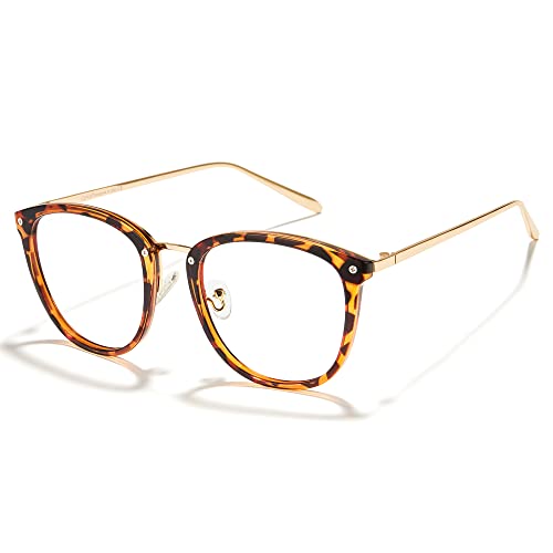Image of Cyxus Stylish Blue Light Glasses for Woman, Lightweight Computer Glasses for Screen Time Anti Eye Strain for Work, Daily Use