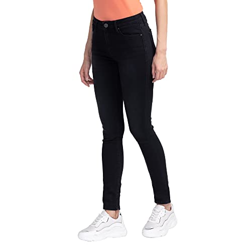 Image of Spykar Womens Mid Rise Skinny Fit Jeans
