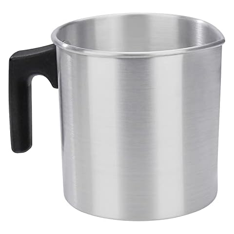Candle Making Pouring Pot 1.2L Wax Melting Pot with Heat-Resistant Handle for Candle &Soap DIY Crafts Cover