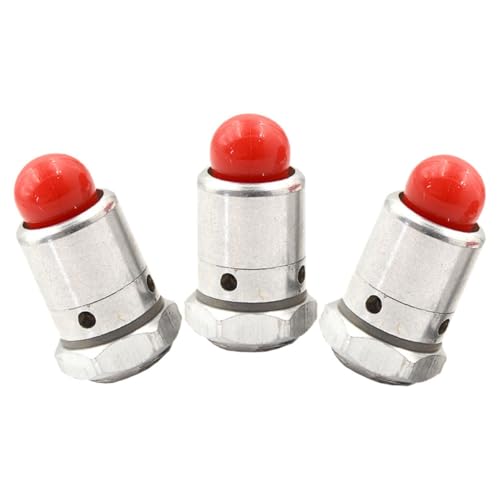 LALADEFIEE 3pièces Soupape de Sécurité pour Autocuiseur Valve à Flotteur Étanche Métal Résistant à Haute Température Remplacement Fiable pour Cocotte