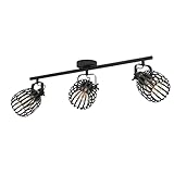 La splendide combinaison de couleurs constitué de laiton et noir confère au luminaire intérieur un look moderne et apporte une touche d’originalité à votre chambre, salon ou couloir