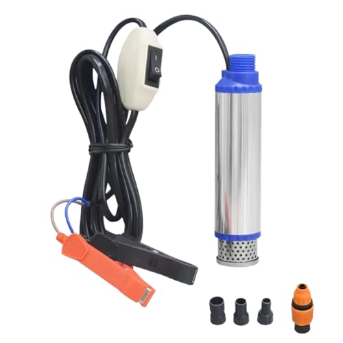 laxreheye Bomba para vaciado de – Extractor eléctrico para reparaciones de motor – Bomba de transferencia de portátil multiusos para herramientas de trabajo DIY coche cortacésped