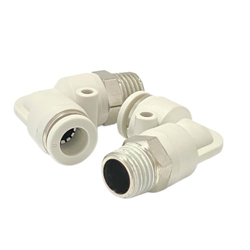 Connecteurs pneumatiques rapides PL10-03 en L pour vérin hydraulique, lot de 20 pièces - 4