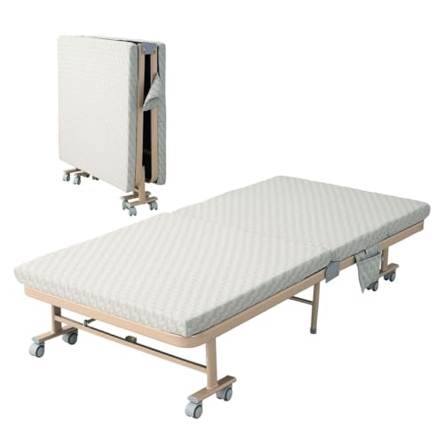 エムール 折りたたみ ベッド シングル PROUD 組立不要 重量約18kg 耐荷重約200kg