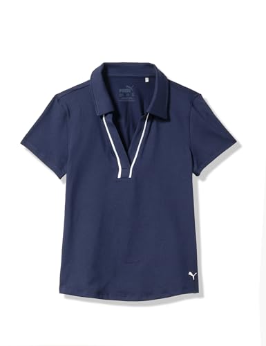 Image of Puma Girls' Cloudspun Piped Ss Polo