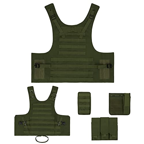Mardingtop 65+10L Backpack+Army Tactical Vest #TOP6