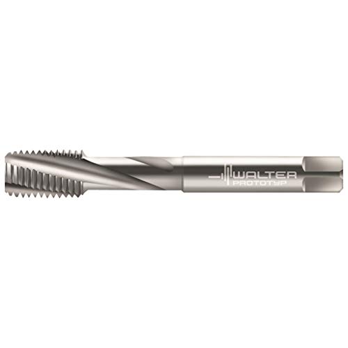 Walter Tools 2046210-M12 Paradur HSS Machine Tap, Uncoated, 9 mm Shank Diameter, 1.75 mm Thread Length, 23 mm Cutting Length, 110 mm Overall Length, M12 Cutting Diameter