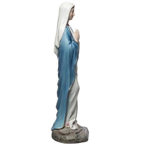 Estatua Virgen Nuestra Señora de Lourdes 15.5 cm miniatura 6