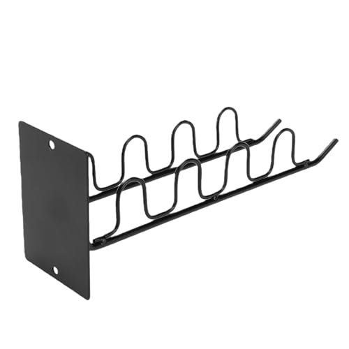 Annadue Support Mural pour Outils de Jardin, Support de Rangement pour Pelles, Râteaux, Balais, Organisateur d'Outils de Jardin pour Garage, Sous-sol, Atelier, Robuste
